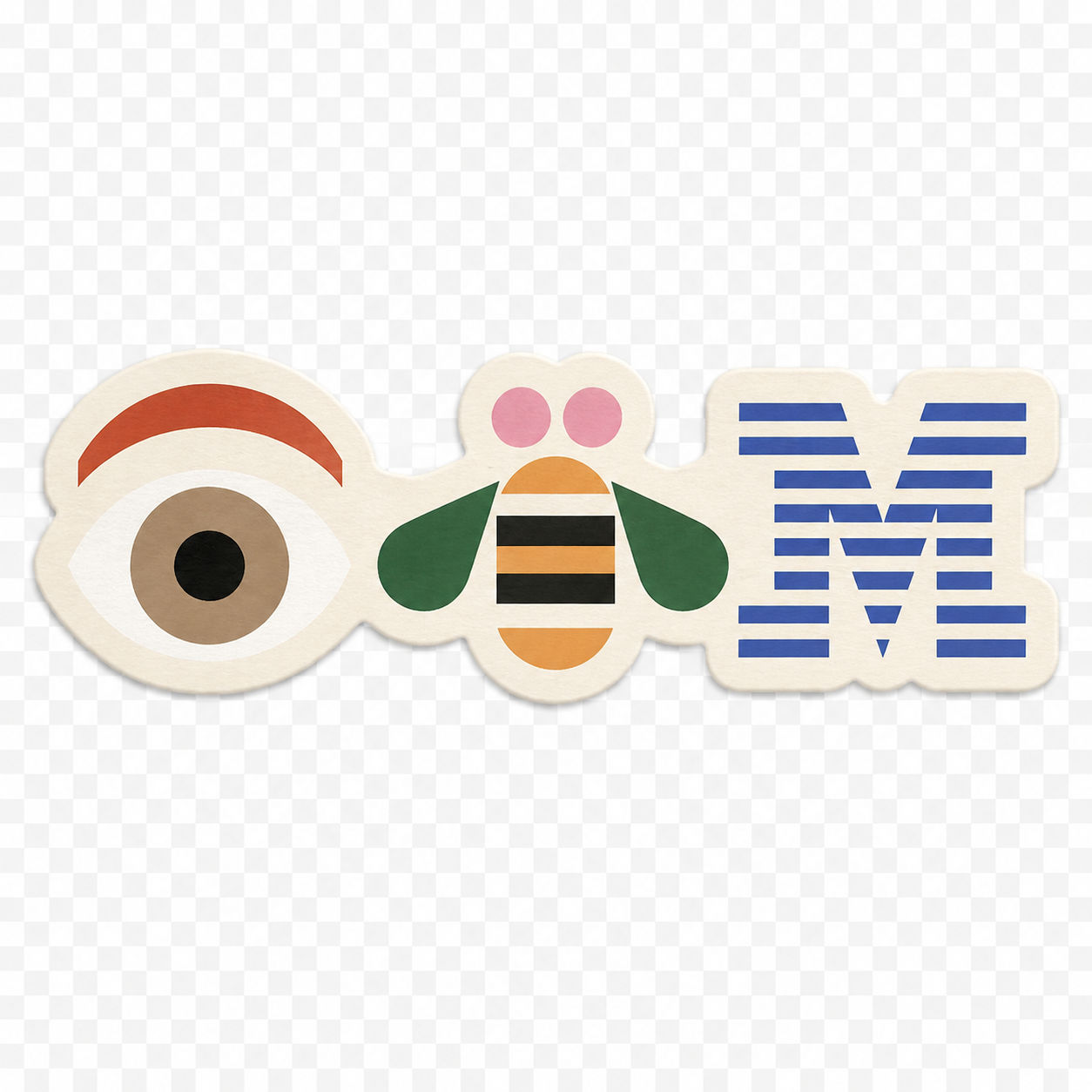 IBM eye, bee, M logo
